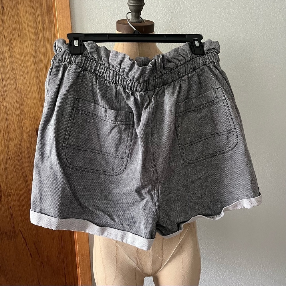 CALLIPYGIAN sz L Gray Paper Bag Shorts from Opening Ceremony Cotton - Picture 2 of 4